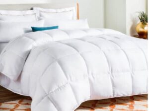 4pc pure white duvet